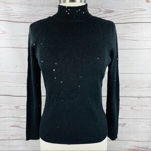 Mercer Street Studio black sparkling sweater